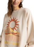 Lineup Oversized Crew Sweatshirt in Parchment