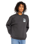 The Roxy Womens Lineup Crew Sweatshirt in Phantom