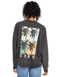 The Roxy Womens Lineup Crew Sweatshirt in Phantom