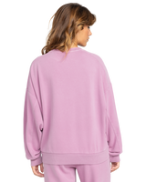 The Roxy Womens Oasis Haze Sweatshirt in Mauve Orchid