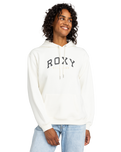 The Roxy Womens Surf Stoked Hoodie in Egret