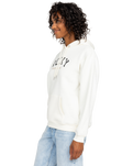 The Roxy Womens Surf Stoked Hoodie in Egret