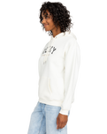 The Roxy Womens Surf Stoked Hoodie in Egret