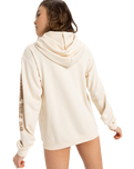 The Roxy Womens Surf Stoked Terry Vintage Hoodie in Parchment