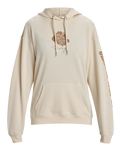 The Roxy Womens Surf Stoked Terry Vintage Hoodie in Parchment