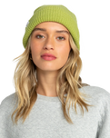 The Roxy Womens Island Fox Beanie in Fern