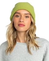 The Roxy Womens Island Fox Beanie in Fern