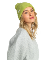 The Roxy Womens Island Fox Beanie in Fern