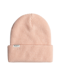 The Roxy Womens Island Fox Beanie in Pale Dogwood