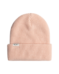 The Roxy Womens Island Fox Beanie in Pale Dogwood