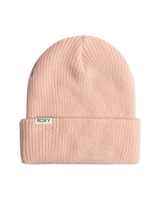 The Roxy Womens Island Fox Beanie in Pale Dogwood