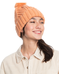 The Roxy Womens Cosy Sundown Beanie in Dusty Coral