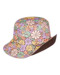 The Roxy Womens Jasmine Paradise Bucket Hat in Rootbeer