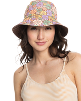 The Roxy Womens Jasmine Paradise Bucket Hat in Rootbeer