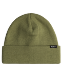 The Roxy Womens Tropical Snow Beanie in Oil Green