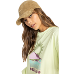 The Roxy Womens Feeling Good Cap in Oil Green