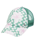 The Roxy Womens Beautiful Morning Cap in Basil Party Waves