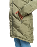 The Roxy Womens Storm Warning Jacket in Deep Lichen Green