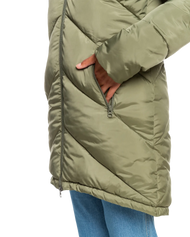 The Roxy Womens Storm Warning Jacket in Deep Lichen Green