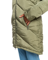 The Roxy Womens Storm Warning Jacket in Deep Lichen Green