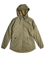 The Roxy Womens No Rain No Flowers Jacket in Deep Lichen Green