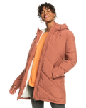 The Roxy Womens Better Weather Jacket in Cedar Wood