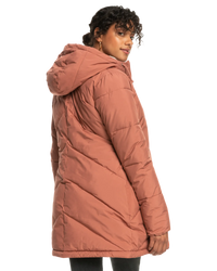 The Roxy Womens Better Weather Jacket in Cedar Wood