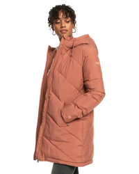 The Roxy Womens Better Weather Jacket in Cedar Wood