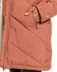 The Roxy Womens Better Weather Jacket in Cedar Wood