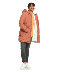 The Roxy Womens Better Weather Jacket in Cedar Wood