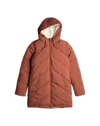 The Roxy Womens Better Weather Jacket in Cedar Wood