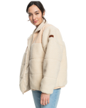 The Roxy Womens Miracle Mile Jacket in Hazelnut