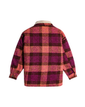 The Roxy Womens Passage Of Time Jacket in Bitter Chocolate Hallo Plaid