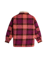 The Roxy Womens Passage Of Time Jacket in Bitter Chocolate Hallo Plaid