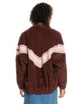 The Roxy Womens Ocean Talk Jacket in Bitter Chocolate