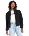 The Roxy Fall For You Quilted Jacket in Phantom | Available at Anns Cottage