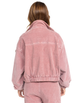 The Roxy Womens Slow Song Jacket in Mauve Orchid