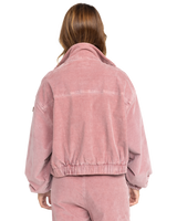 The Roxy Womens Slow Song Jacket in Mauve Orchid