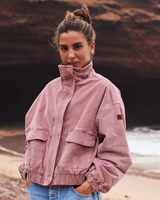 The Roxy Womens Slow Song Jacket in Mauve Orchid