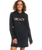 The Roxy Womens Dreamy Memories Hooded Dress in Anthracite