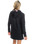 The Roxy Womens Dreamy Memories Hooded Dress in Anthracite