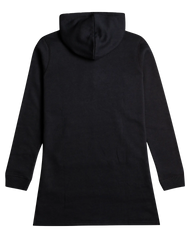 The Roxy Womens Dreamy Memories Hooded Dress in Anthracite