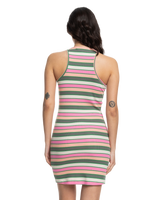 The Roxy Womens Back To Beautiful Dress in Agave Green