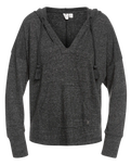 The Roxy Womens Paddle Out Hoodie in Anthracite