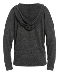 The Roxy Womens Paddle Out Hoodie in Anthracite