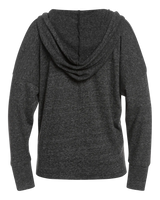 The Roxy Womens Paddle Out Hoodie in Anthracite