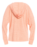 The Roxy Womens Paddle Out Hoodie in Fusion Coral