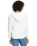 The Roxy Womens Destination Surf Hoodie in Snow White