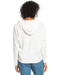 The Roxy Womens Destination Surf Hoodie in Snow White