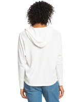 The Roxy Womens Destination Surf Hoodie in Snow White